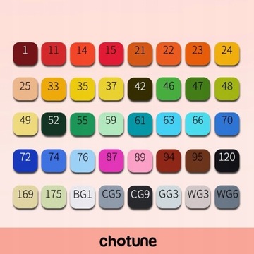 НАБОР ПРОФЕССИОНАЛЬНЫХ АЛКОГОЛЬНЫХ МАРКЕРОВ ИЗ 40 СЕНСОРНЫХ ШТ. + СУМКА