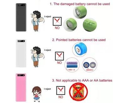 ЧЕХОЛ POWERBANK ДЛЯ 8 x 18650 2xUSB СВЕТОДИОДНЫЙ ФОНАРИК