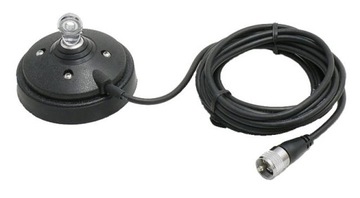 PODSTAWA MAGNETYCZNA DO ANTEN CB 9,5cm + GUMA BK7