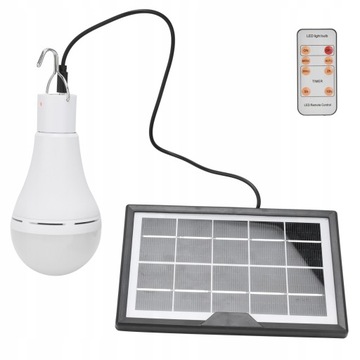 ŻARÓWKA LED Z PANELEM SOLARNYM LUMENÓW 12W