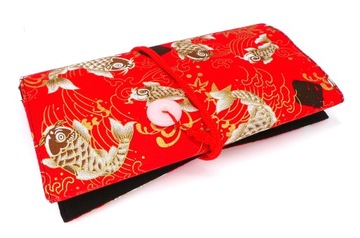 Чехол для кистей для макияжа, органайзер на завязках.