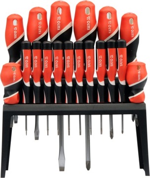 Zestaw wkrętaków 18szt YT-25982 YATO