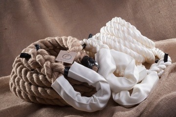 LINA jutowa DO WSPINANIA wspinaczki treningowa 40mm 5 metry