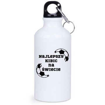 Butelka/bidon 400 ml prezent dla kibica futbolu, football, nożna + imię, 9
