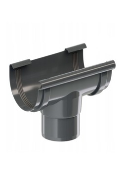LEJ SPUSTOWY PVC KROP 125/90 GRAFIT