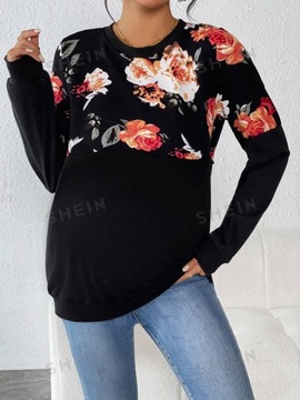 SHEIN СВИТШОТ ДЛЯ МАТЕРИАЛОВ С ЦВЕТАМИ M 751