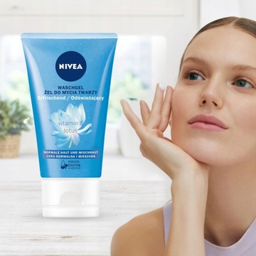NIVEA Очищающий гель для лица для нормальной кожи 150мл