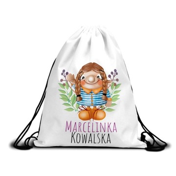 Worek Plecak Do Przedszkola Na Buty Imię SKRZACIK