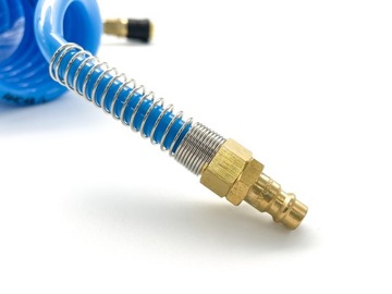 WĄŻ PRZEWÓD 8x12mm 20 m SPIRALNY POLIURETANOWY PNEUMATYCZNY DO KOMPRESORA