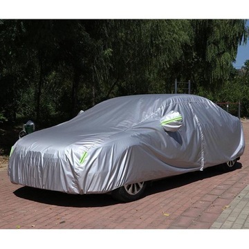 L XL XXL Полное покрытие автомобиля водонепроницаемый серебристый
