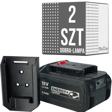 2SZT Uchwyt na baterie GRAPHITE ENERGY+ 18V click