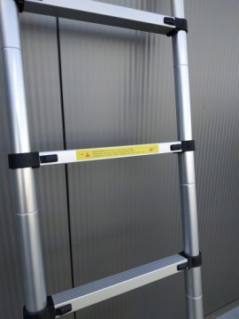 ЛЕСТНИЦА ТЕЛЕСКОПИЧЕСКАЯ 3,2 М + КРЫШКА