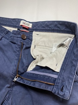 Tommy Hilfiger CHINOS granatowe Spodnie W30 L34