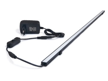 LAMPA LED 100CM PROFIL + ZASILACZ + WŁĄCZNIK 4500K