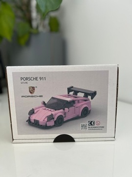 НАБОР PORSCHE 911 PINK ИЗ 374 СТРОИТЕЛЬНЫХ БЛОКОВ! Подарочная упаковка!