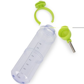 POIDEŁKO 500 ml KRÓLIKA CHOMIKA ŚWINKI MORSKIEJ Gryzoni POIDŁO WODĘ KLAT J5