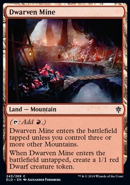 Dwarven Mine - token z landa @@@@