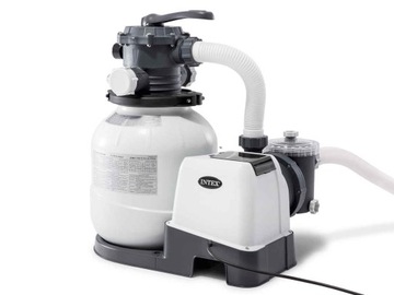 Песочный насос с фильтром для бассейна Intex 3500 л/ч + переключатель 26642GS МОДЕЛЬ 2024 г.