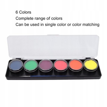 Набор для рисования лица в 6 цветах.