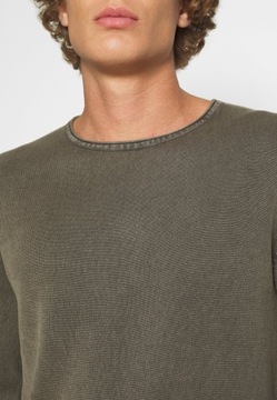 JACK&JONES SWETER MĘSKI OLIWKOWY XL 2FAC