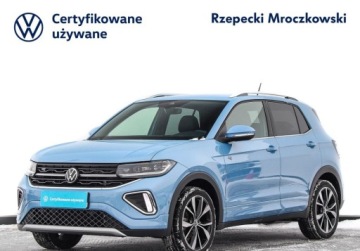 Volkswagen T-Cross SUV Facelifting 1.0 TSI 115KM 2024 Volkswagen T-Cross 1.0TSI 116KM R-Line DSG, Fotele Podgrzewane, Kamera Cof