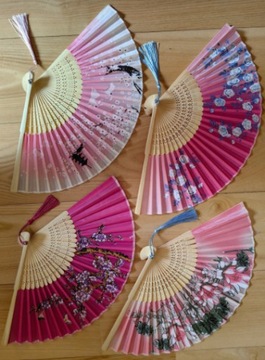 Элегантный деревянный бамбуковый веер с кисточкой LUX