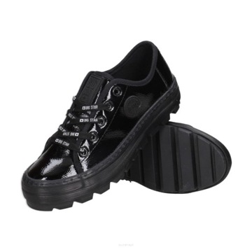 Czarne trampki damskie BIG STAR KK274044 r37