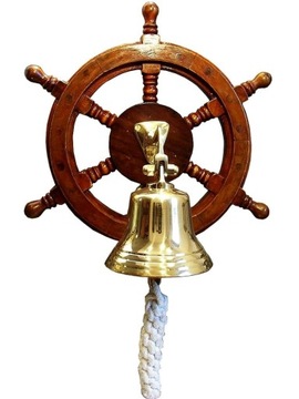 РУЛЬ ЛАТУННЫЙ ЗВОНОК ДЛЯ КАПИТАНА ГРАВЕРА