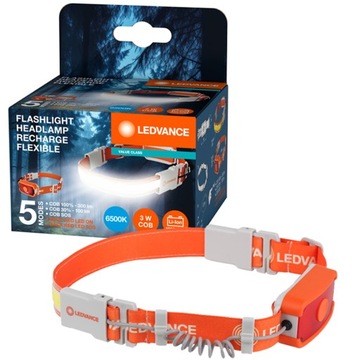 Latarka czołowa 3W 6500K FLASHLIGHT HEADLAMP RECHARGE FLEXIBLE LEDVANCE