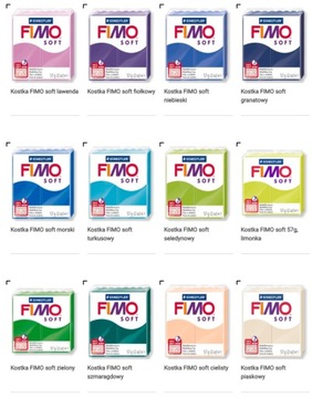 FIMO мягкая глина для лепки 57г - 24 красный