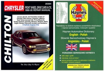 CHRYSLER New Yorker Imperial LeBaron DODGE Daytona Dynasty (88-95) inst 24h