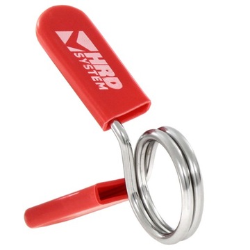 HRD SYSTEM SPRĘŻYNOWY ZACISK MOTYLKOWY NA GRYF 25MM 1 SZTUKA CZERWONY