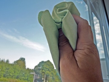 UNGER MicroWipe Зеленая ткань для оконного стекла MF40L