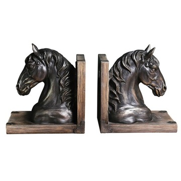 Винтажная статуэтка в виде головы лошади Bookend