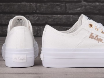 Buty, trampki damskie Lee Cooper White