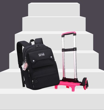 ШКОЛЬНЫЙ РЮКЗАК, ШКОЛЬНЫЙ РЮКЗАК НА КОЛЕСАХ, ВМЕСТИТЕЛЬНЫЙ КАРКАС ДЛЯ ДЕВОЧКИ. 4-6