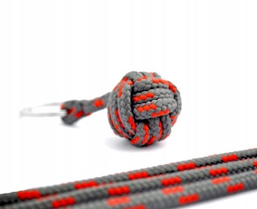 Морской брелок - Ручка боцмана Серый Красный Обезьяний кулак РУЧНОЙ РАБОТЫ