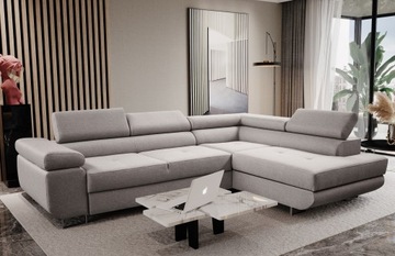 Duży Narożnik ALI Rogówka, Sofa, Funkcja spania