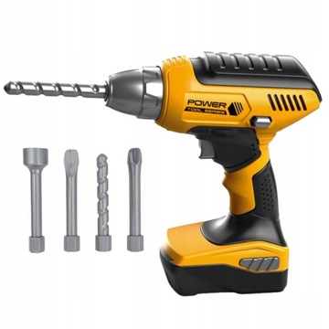 ZESTAW NARZĘDZI W WALIZCE WIERTARKO-WKRĘTARKA DŹWIĘK ŚWIATŁO MŁOTEK MIIARKA