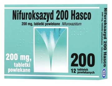 Nifuroksazyd Hasco 200 12tabl. biegunka