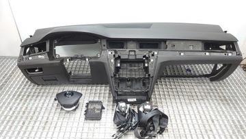 КОМПЛЕКТ КОНСОЛИ ПРИБОРНОЙ ПАНЕЛИ VW PASSAT B8 ПОДУШКА БЕЗОПАСНОСТИ ОРИГИНАЛ