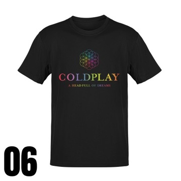 ФУТБОЛКА COLDPLAY МУЖСКАЯ ФУТБОЛКА 8 ДИЗАЙНОВ L