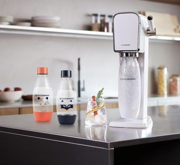 Бутылки для воды для карбонизатора 0,5 л Sodastream - барсук/енот, две упаковки