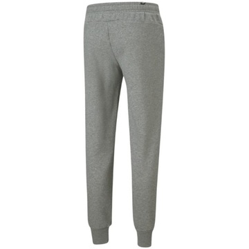 Spodnie męskie puma ess logo pants fl jasnoszare 586714 03 M