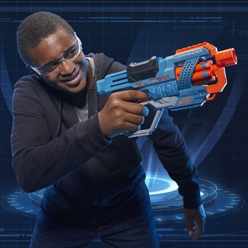 NERF COMMANDER RD-6 + ГЛУШИТЕЛЬ+ МИШЕНИ+ПОЛОСКА+СТРЕЛКИ