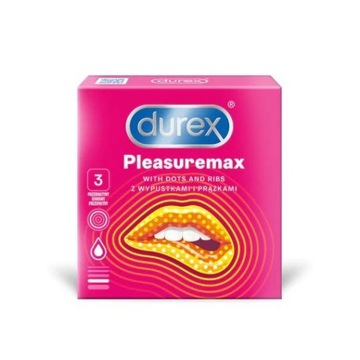 PAKIET KONDOMY Z WYPUSTKAMI DUREX PLEASUREMAX