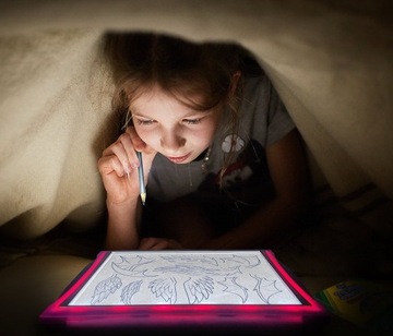 Доска для рисования Crayola PINK со светодиодной подсветкой