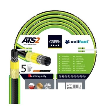 WĄŻ OGRODOWY CELLFAST GREEN ATS2 3/4 50M ELASTYCZNY TRWAŁY