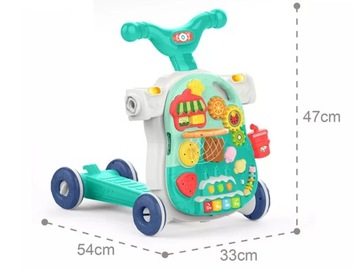 ИНТЕРАКТИВНАЯ ПОЕЗДКА 5 В 1 НА СТОЛИКЕ-ХОДОКЕ