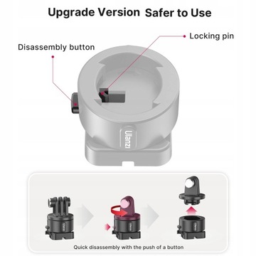 Ulanzi Go-Quick II kamera akcji Quick Release